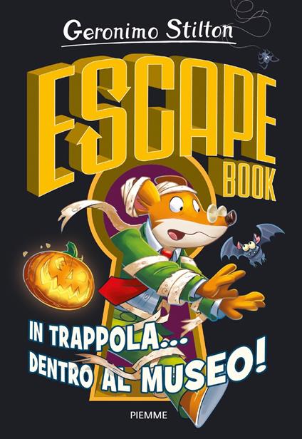 In trappola... dentro al museo! Escape book - Geronimo Stilton - copertina