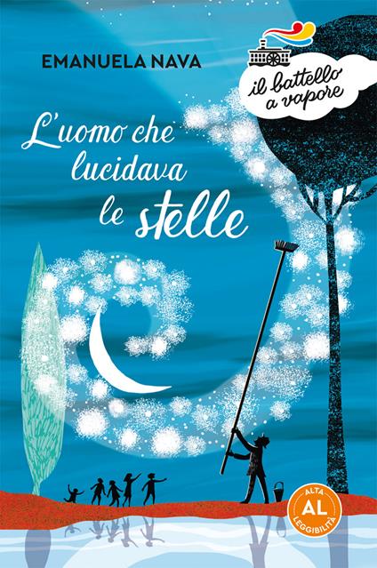 L'uomo che lucidava le stelle. Ediz. ad alta leggibilità - Emanuela Nava - copertina