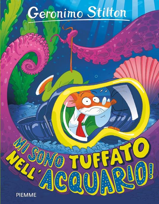 Mi sono tuffato nell'acquario! - Geronimo Stilton - copertina