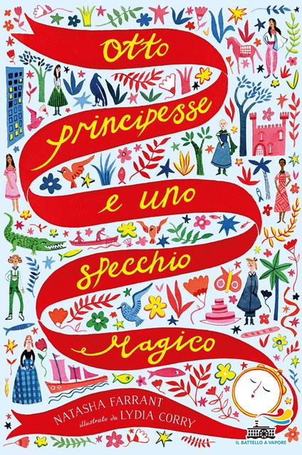 Otto principesse e uno specchio magico - Natasha Farrant - copertina