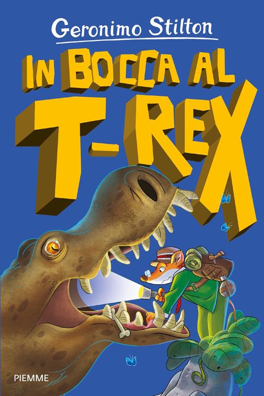 In bocca al T-Rex - Geronimo Stilton - copertina