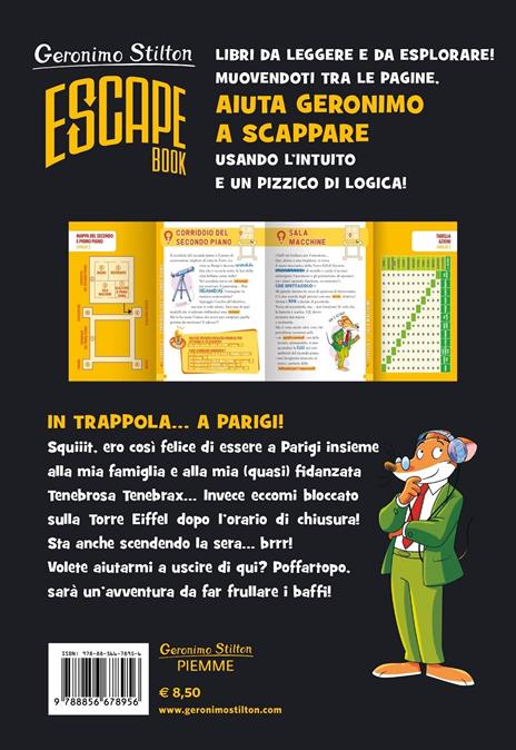 In trappola... a Parigi! Escape book - Geronimo Stilton - 2