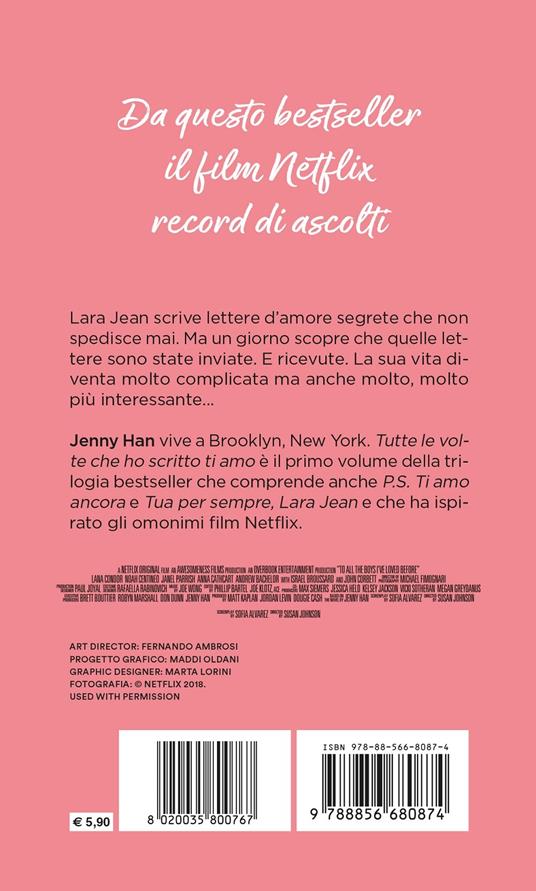 Tutte le volte che ho scritto ti amo - Jenny Han - 2