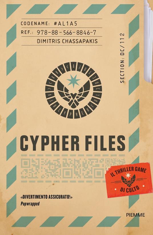 Cypher files. Il thriller game. Con QR Code - Dimitri Chassapakis - copertina