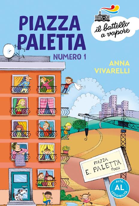 Piazza Paletta numero 1. Ediz. ad alta leggibilità - Anna Vivarelli - copertina