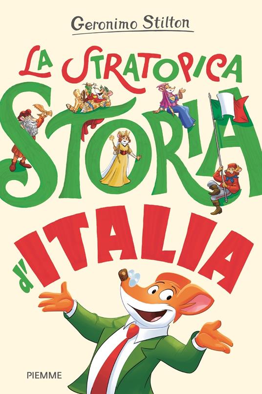 La stratopica storia d'Italia - Geronimo Stilton - copertina