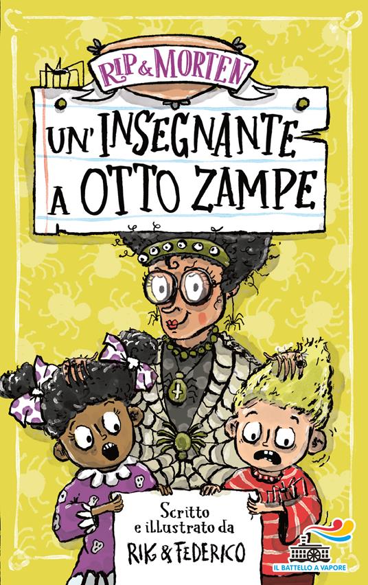 Un'insegnante a otto zampe. Rip & Morten - Rik Peters - copertina