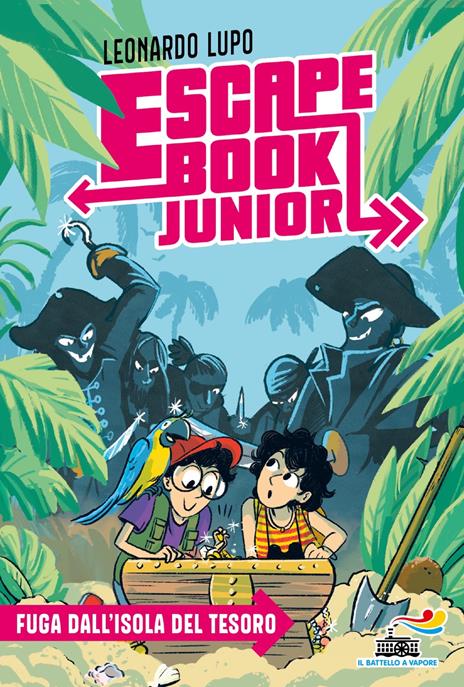 Fuga dall'isola del tesoro. Escape book junior - Leonardo Lupo - copertina