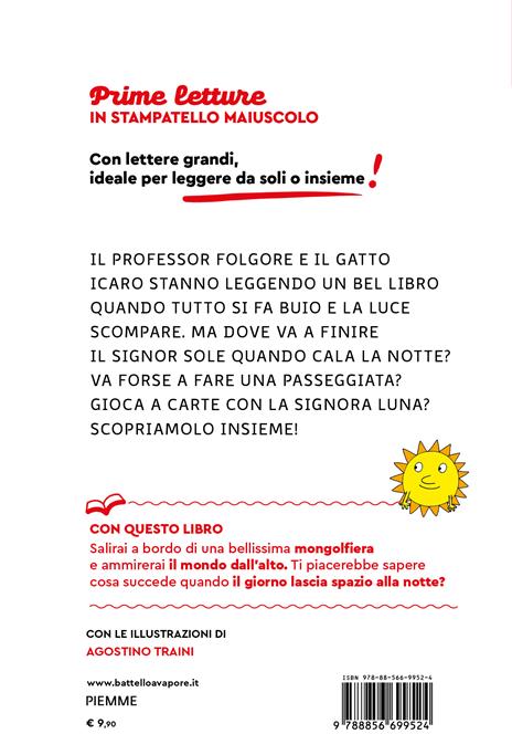 Il sole si mette il pigiama. Stampatello maiuscolo. Ediz. a colori - Agostino Traini - 2