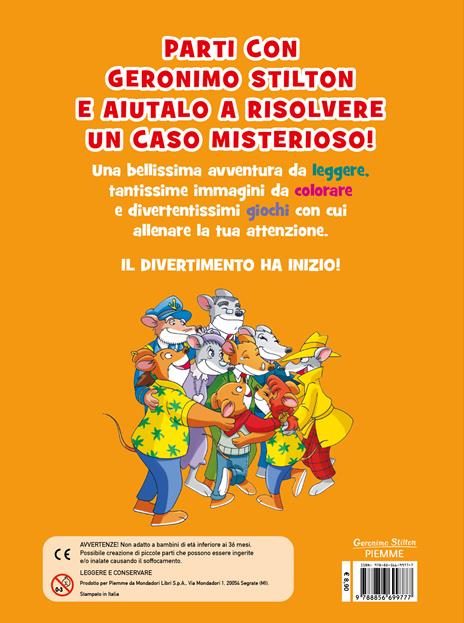 La tua prima storia in vacanza. Leggi, divertiti e colora. Ediz. a colori - Geronimo Stilton - 2