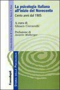 La psicologia italiana all'inizio del Novecento. Cento anni dal 1905 - copertina