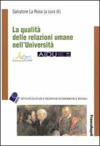 La qualità delle relazioni umane nell'Università - copertina