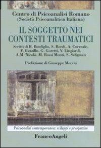 Il soggetto nei contesti traumatici - copertina