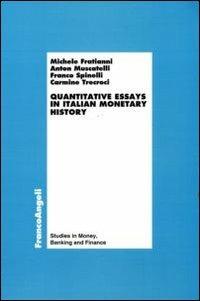 Quantitative essays in italian monetary history - copertina