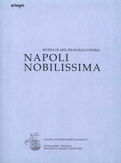 Napoli nobilissima. Rivista di arti, filologia e storia. Settima serie (2020). Vol. 5\2: Maggio-agosto 2020. - copertina