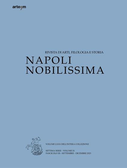 Napoli Nobilissima. Rivista di arti, filologia e storia. Settima serie (2023). Vol. 9: Settembre-dicembre 2023 - copertina