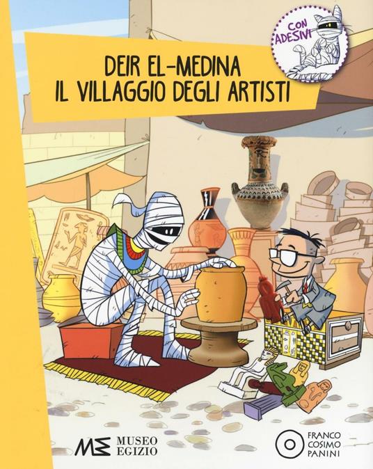 Deir-El-Medina. Il villaggio degli artisti. Con Adesivi - Alessandro Vicenzi - copertina