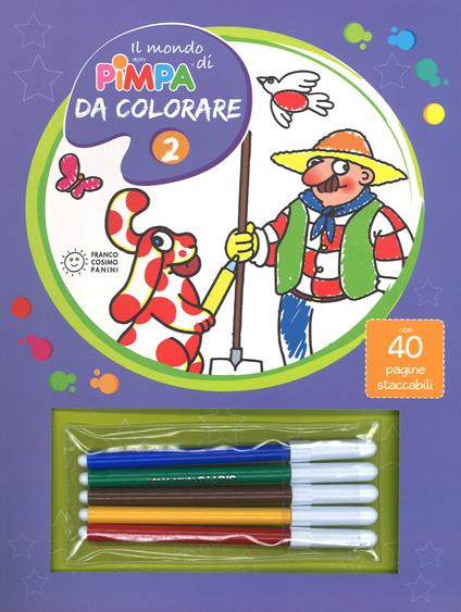 Il mondo di Pimpa da colorare. Ediz. illustrata. Vol. 2 - Tullio Francesco Altan - copertina