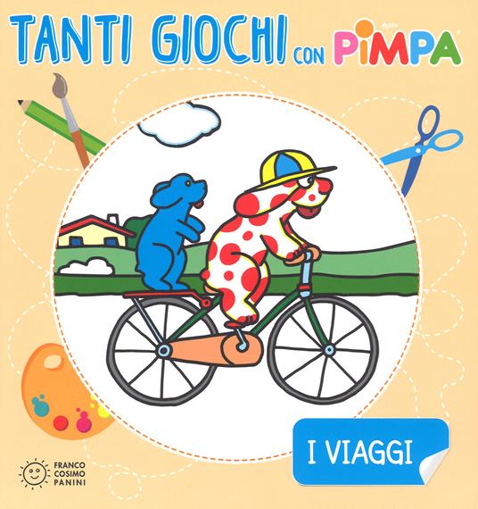 I viaggi. Tanti giochi con Pimpa. Ediz. a colori. Con Adesivi - Altan - copertina