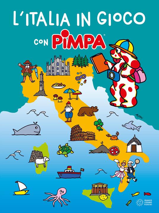 L' Italia in gioco con Pimpa. Ediz. a colori - Altan - copertina