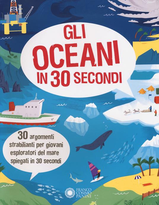 Gli oceani in 30 secondi. Ediz. a colori - Jen Green - copertina