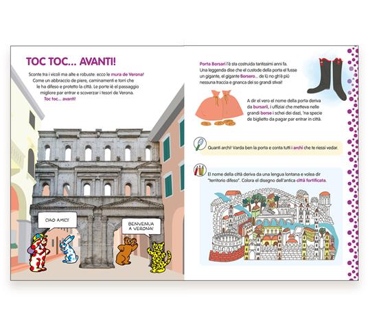 Pimpa la va a Verona. Ediz. a colori. Con Adesivi - Altan - 2