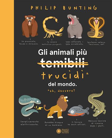 Gli animali più temibili del mondo. Ediz. illustrata - Philip Bunting - copertina