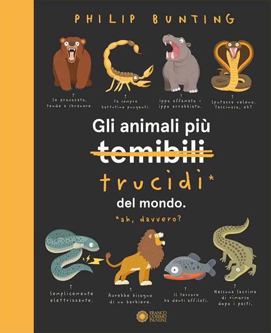 Gli animali più temibili del mondo. Ediz. illustrata - Philip Bunting - copertina
