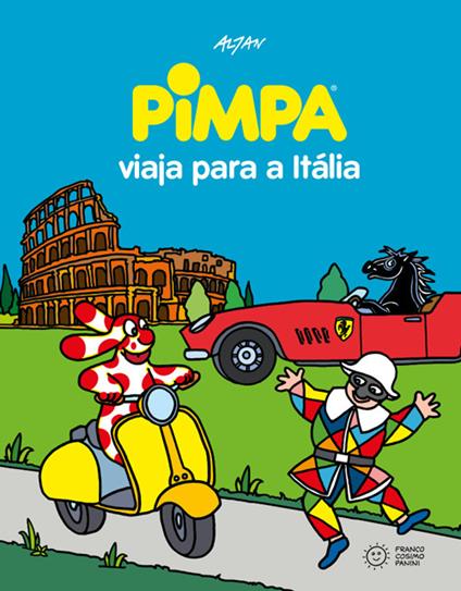 Pimpa viaja para a Itália. Ediz. illustrata - Altan - copertina