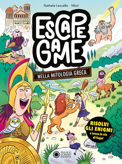 Nella mitologia greca. Escape game - Nathalie Lescaille - copertina