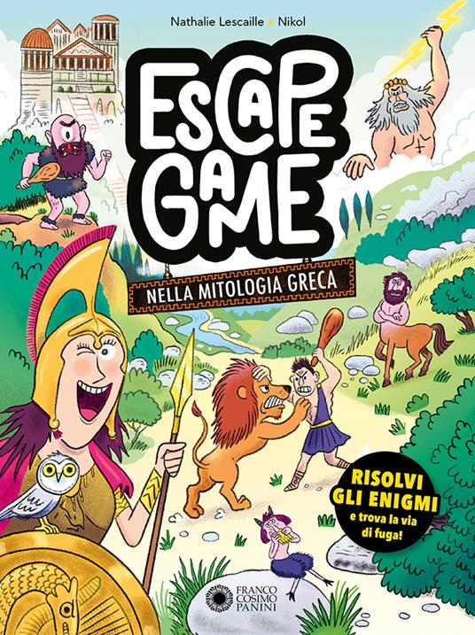 Nella mitologia greca. Escape game - Nathalie Lescaille - copertina