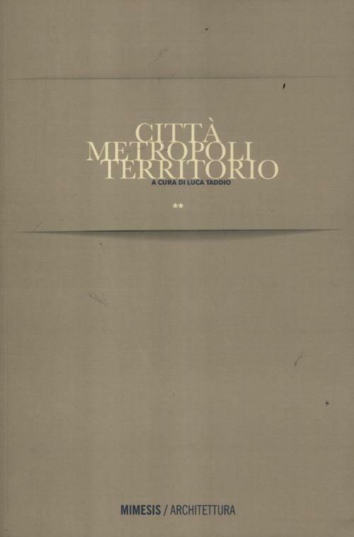 Città metropoli territorio - copertina