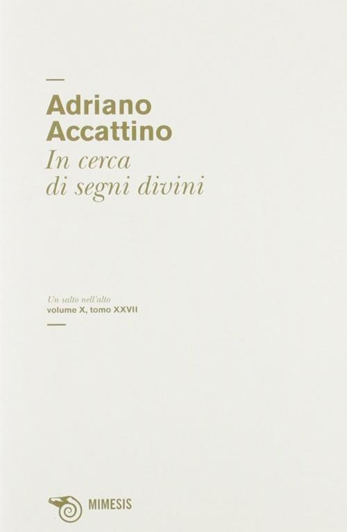 In cerca di segni divini - Adriano Accattino - copertina