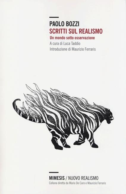 Scritti sul realismo. Un mondo sotto osservazione - Paolo Bozzi - copertina