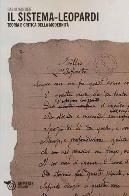 Il sistema-Leopardi. Teoria e critica della modernità - Fabio Vander - copertina