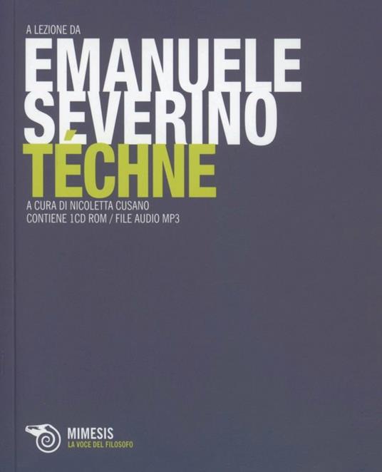 Téchne - Emanuele Severino - copertina
