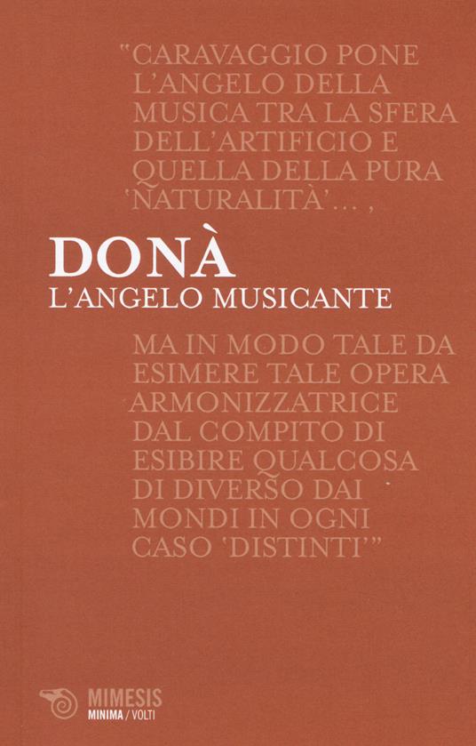 L' angelo musicante. Caravaggio e la musica - Massimo Donà - copertina