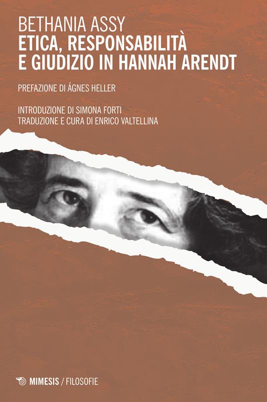 Etica, responsabilità e giudizio in Hannah Arendt - Bethania Assy - copertina