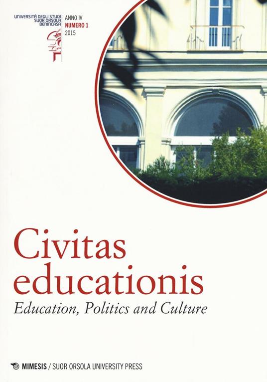 Civitas educationis (2015). Vol. 1 - copertina
