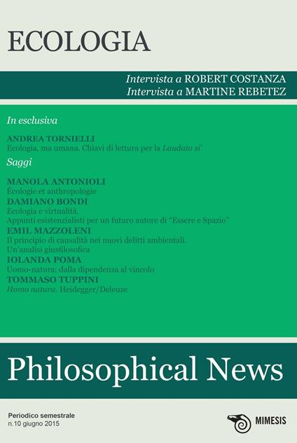 Philosophical news. Vol. 10 - copertina