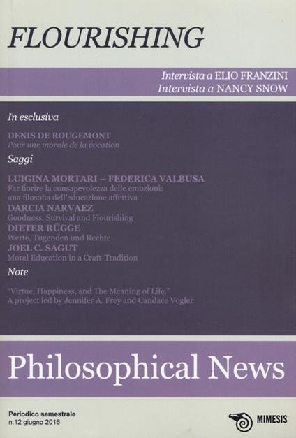 Philosophical news. Vol. 12 - copertina