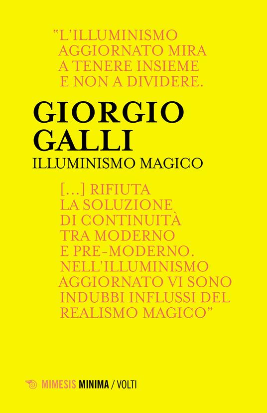 Illuminismo magico - Giorgio Galli - copertina