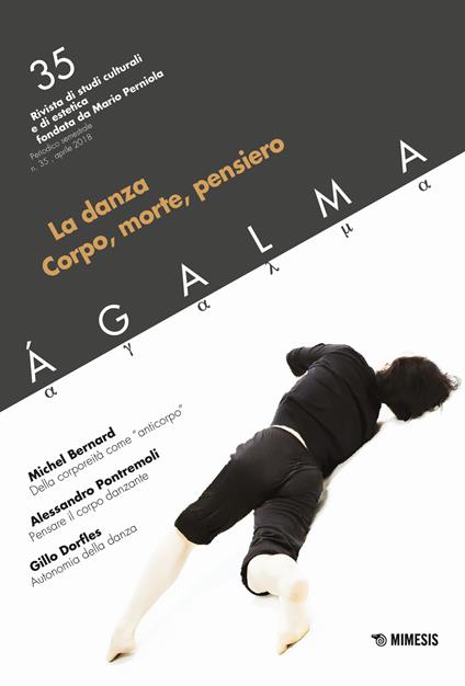 Ágalma. Vol. 35: La danza. Corpo, morte, pensiero. - copertina