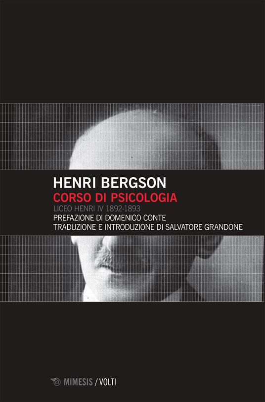 Corso di psicologia. Liceo Henri IV 1892-1893 - Henri Bergson,Salvatore Grandone - ebook