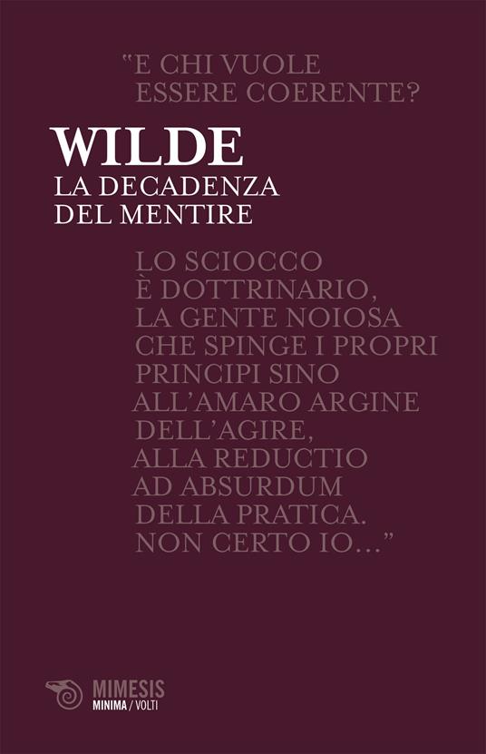 La decadenza del mentire - Oscar Wilde,M. G. Brega - ebook