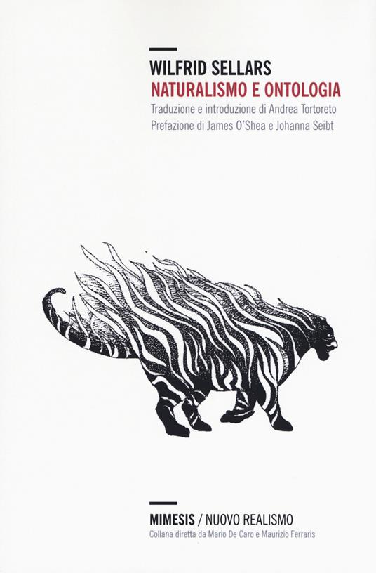 Naturalismo e ontologia - Wilfrid Sellars - copertina