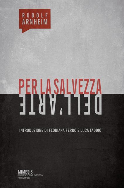 Per la salvezza dell'arte - Rudolf Arnheim - copertina