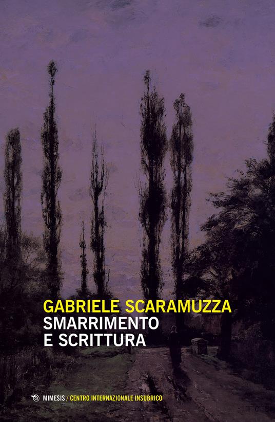 Smarrimento e scrittura - Gabriele Scaramuzza - copertina