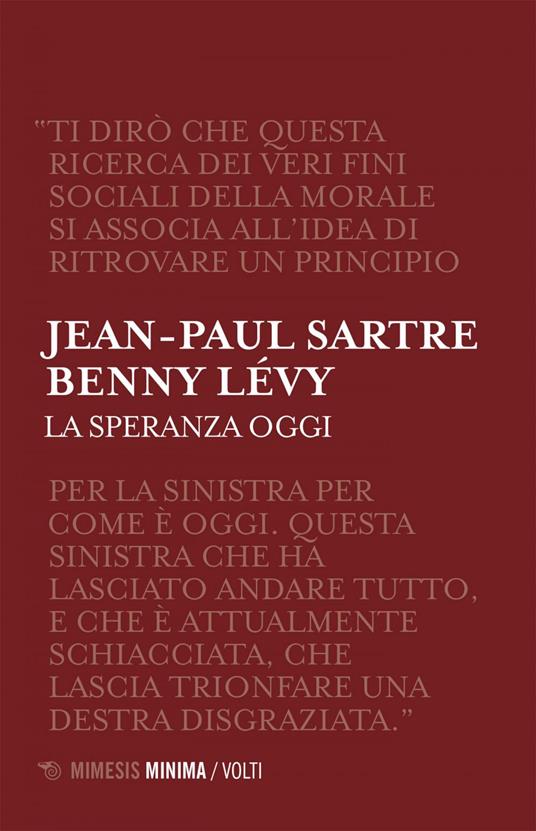 La speranza oggi - Benny Lévy,Jean-Paul Sartre,Maria Russo - ebook