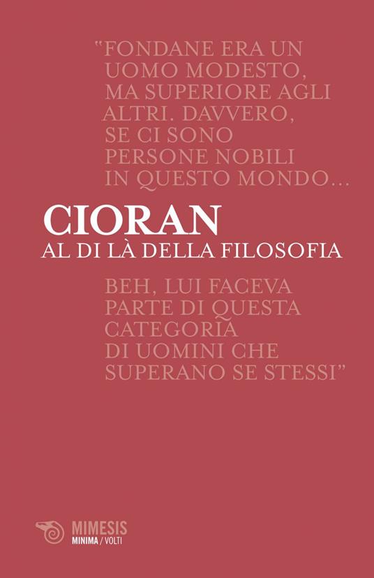 Al di là della filosofia. Conversazioni su Benjamin Fondane - Emil M. Cioran,Antonio Di Gennaro,Irma Carannante - ebook